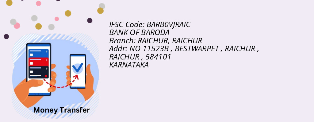 Find BANK OF BARODA IFSC Code RAICHUR - RAICHUR Branch