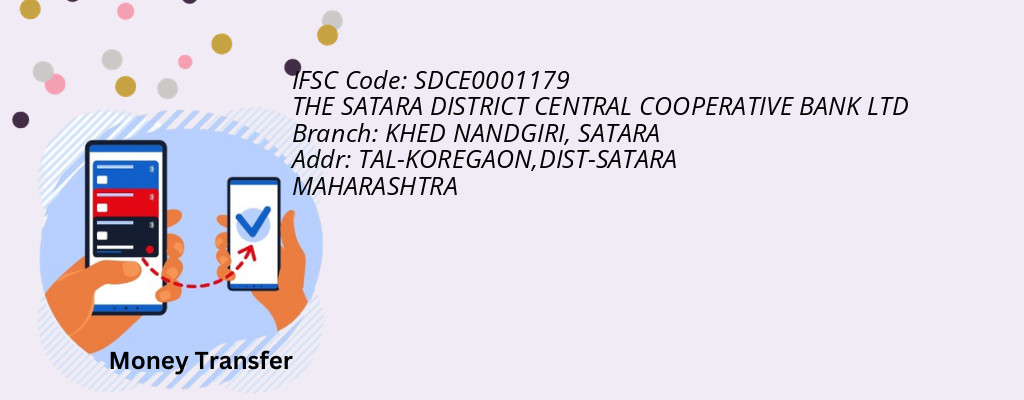 Find THE SATARA DISTRICT CENTRAL COOPERATIVE BANK IFSC Code SATARA - KHED NANDGIRI Branch Find THE SATARA DISTRICT CENTRAL COOPERATIVE BANK IFSC Code SATARA - KHED NANDGIRI Branch