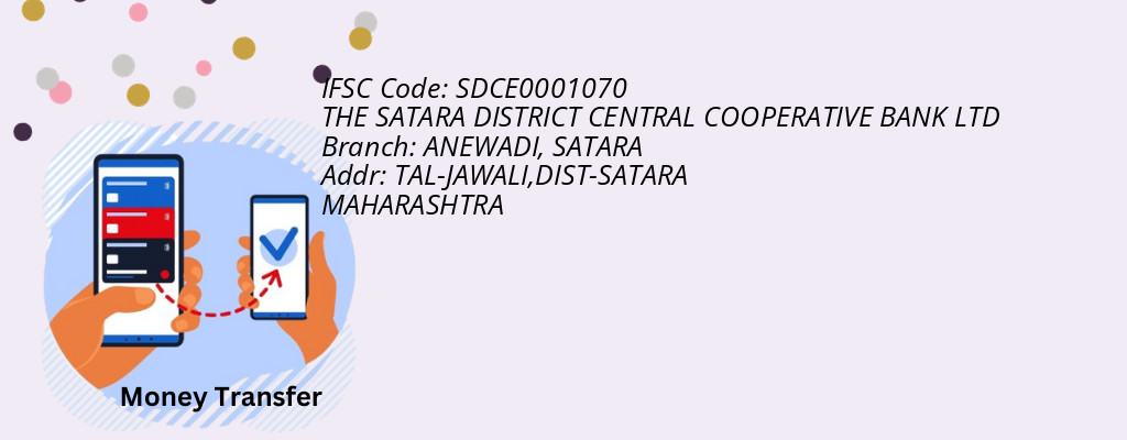 Find THE SATARA DISTRICT CENTRAL COOPERATIVE BANK IFSC Code SATARA - ANEWADI Branch Find THE SATARA DISTRICT CENTRAL COOPERATIVE BANK IFSC Code SATARA - ANEWADI Branch