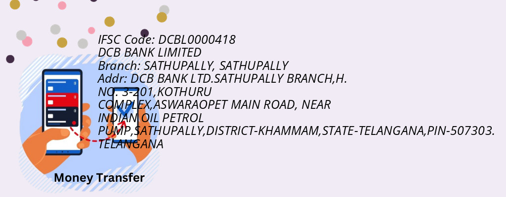 Find DCB BANK IFSC Code SATHUPALLY - SATHUPALLY Branch