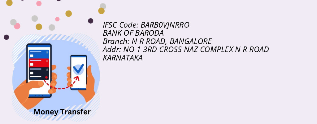 Find BANK OF BARODA IFSC Code BANGALORE - N R ROAD Branch
