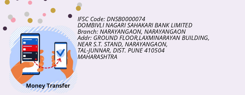 Find DOMBIVLI NAGARI SAHAKARI BANK IFSC Code NARAYANGAON - NARAYANGAON Branch Find DOMBIVLI NAGARI SAHAKARI BANK IFSC Code NARAYANGAON - NARAYANGAON Branch