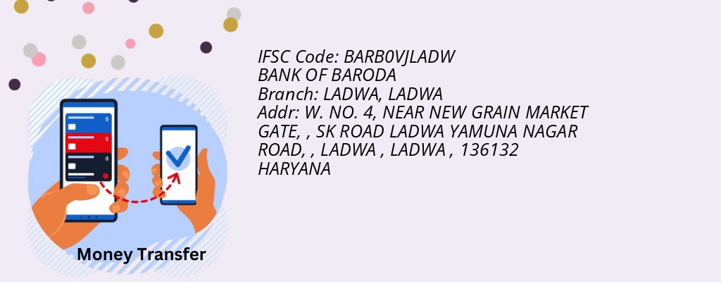 Find BANK OF BARODA IFSC Code LADWA - LADWA Branch