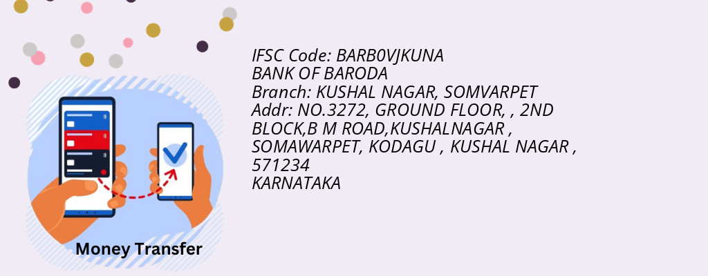 Find BANK OF BARODA IFSC Code SOMVARPET - KUSHAL NAGAR Branch