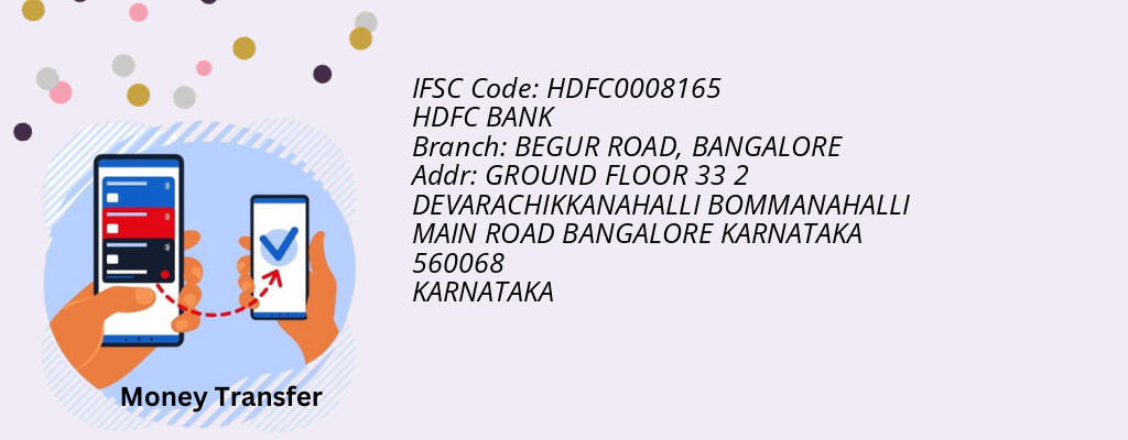 Find HDFC BANK IFSC Code BANGALORE - BEGUR ROAD Branch