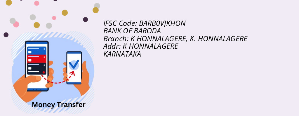 Find BANK OF BARODA IFSC Code K. HONNALAGERE - K HONNALAGERE Branch