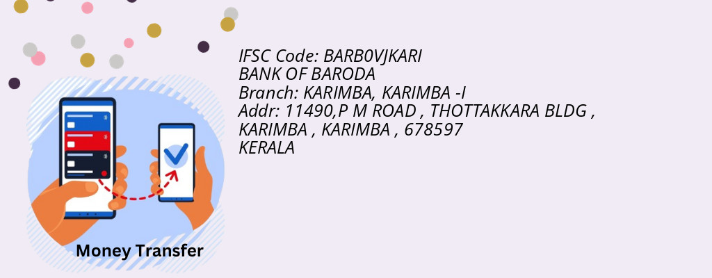 Find BANK OF BARODA IFSC Code KARIMBA -I - KARIMBA Branch Find BANK OF BARODA IFSC Code KARIMBA -I - KARIMBA Branch