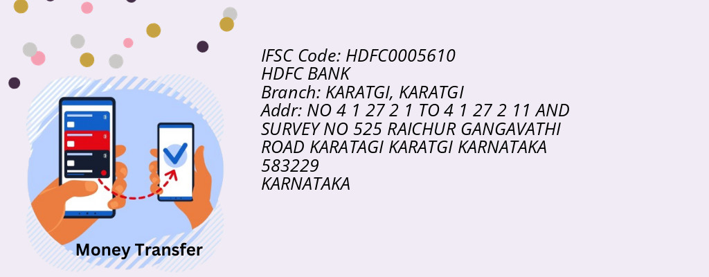 Find HDFC BANK IFSC Code KARATGI - KARATGI Branch
