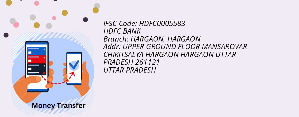Find HDFC BANK IFSC Code HARGAON - HARGAON Branch