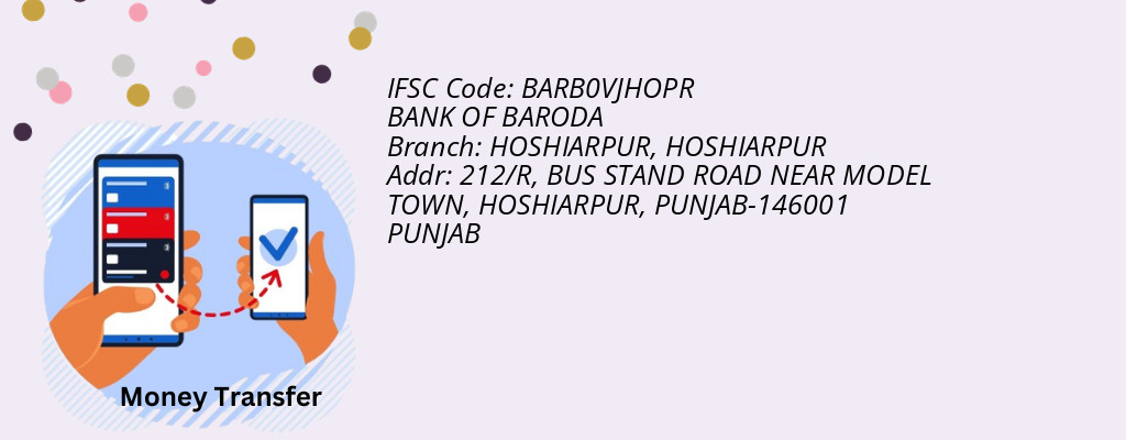 Find BANK OF BARODA IFSC Code HOSHIARPUR - HOSHIARPUR Branch Find BANK OF BARODA IFSC Code HOSHIARPUR - HOSHIARPUR Branch