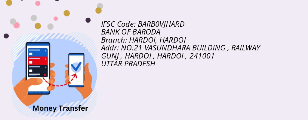 Find BANK OF BARODA IFSC Code HARDOI - HARDOI Branch