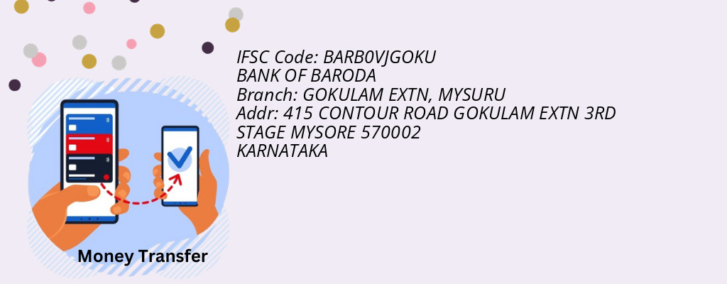 Find BANK OF BARODA IFSC Code MYSURU - GOKULAM EXTN Branch