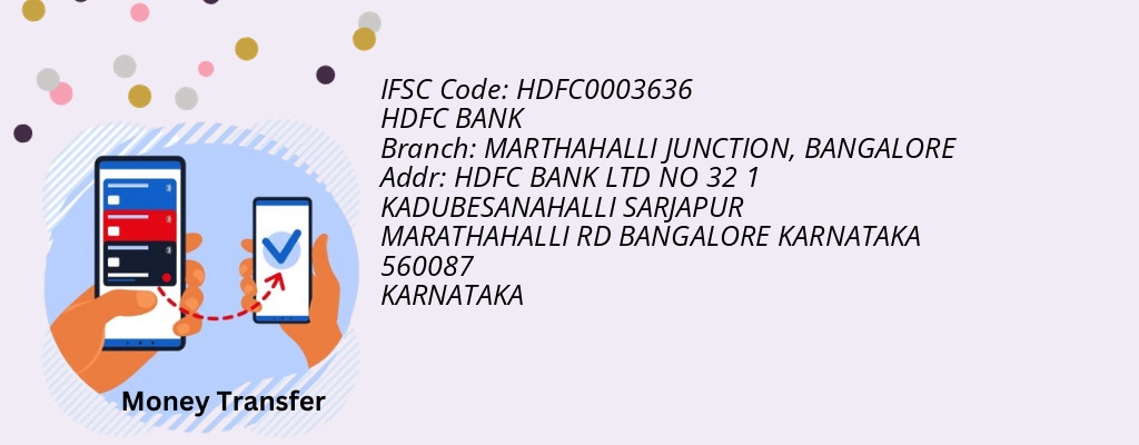 Find HDFC BANK IFSC Code BANGALORE - MARTHAHALLI JUNCTION Branch