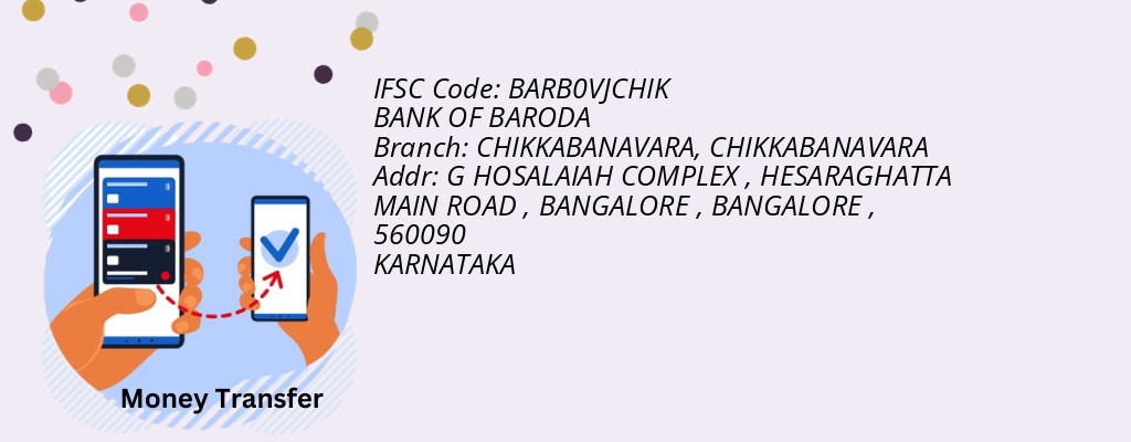 Find BANK OF BARODA IFSC Code CHIKKABANAVARA - CHIKKABANAVARA Branch