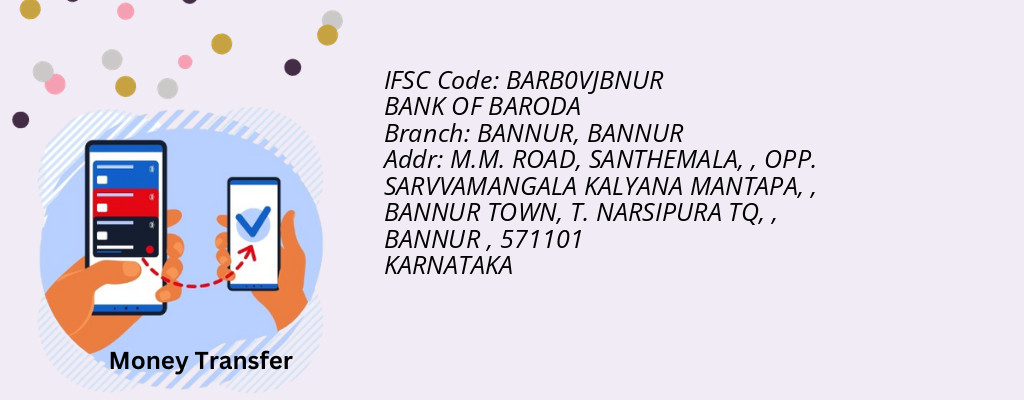 Find BANK OF BARODA IFSC Code BANNUR - BANNUR Branch