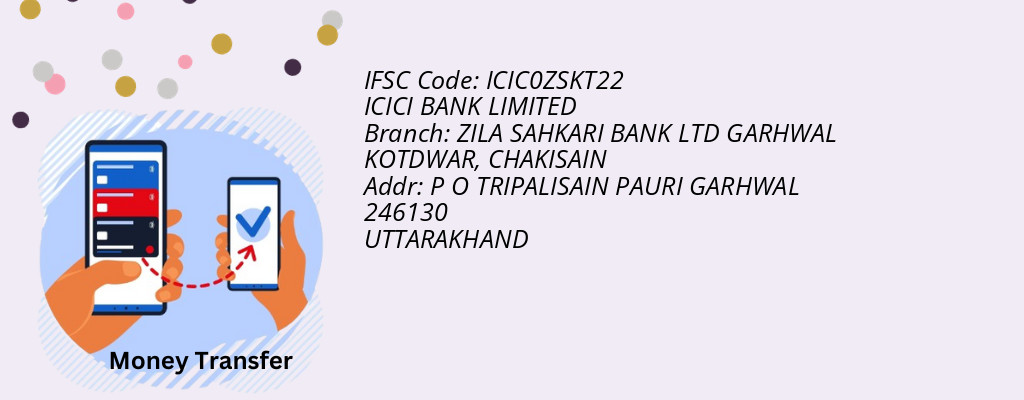 Find ICICI BANK IFSC Code CHAKISAIN - ZILA SAHKARI BANK LTD GARHWAL KOTDWAR Branch