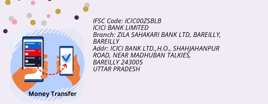 Find ICICI BANK IFSC Code BAREILLY - ZILA SAHAKARI BANK LTD, BAREILLY Branch