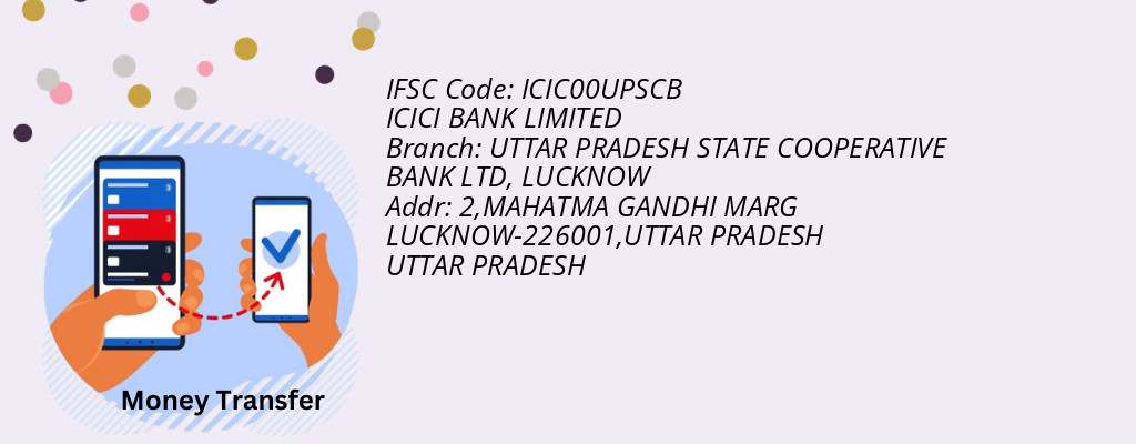 Find ICICI BANK IFSC Code LUCKNOW - UTTAR PRADESH STATE COOPERATIVE BANK LTD Branch Find ICICI BANK IFSC Code LUCKNOW - UTTAR PRADESH STATE COOPERATIVE BANK LTD Branch