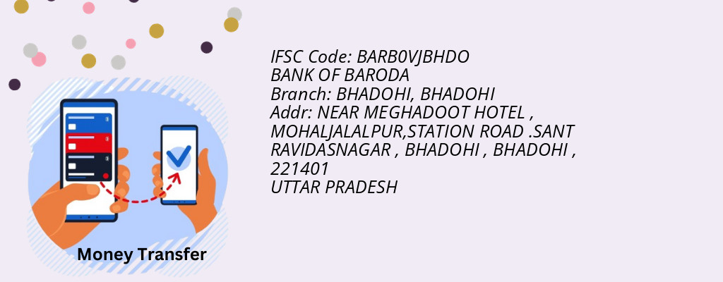 Find BANK OF BARODA IFSC Code BHADOHI - BHADOHI Branch