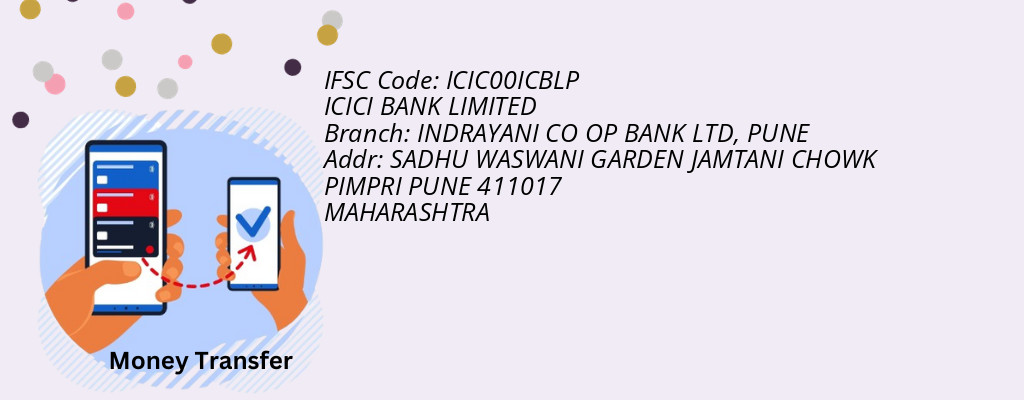 Find ICICI BANK IFSC Code PUNE - INDRAYANI CO OP BANK LTD Branch