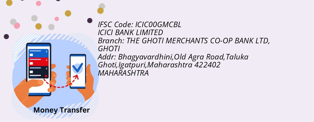 Find ICICI BANK IFSC Code GHOTI - THE GHOTI MERCHANTS CO-OP BANK LTD Branch Find ICICI BANK IFSC Code GHOTI - THE GHOTI MERCHANTS CO-OP BANK LTD Branch