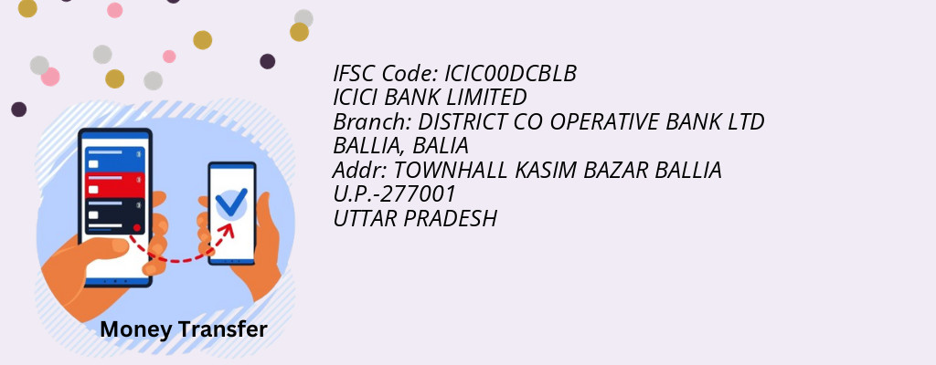 Find ICICI BANK IFSC Code BALIA - DISTRICT CO OPERATIVE BANK LTD BALLIA Branch Find ICICI BANK IFSC Code BALIA - DISTRICT CO OPERATIVE BANK LTD BALLIA Branch