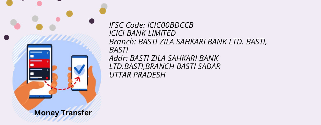 Find ICICI BANK IFSC Code BASTI - BASTI ZILA SAHKARI BANK LTD. BASTI Branch