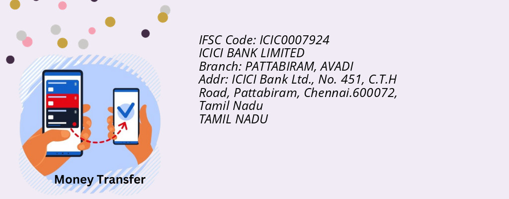 Find ICICI BANK IFSC Code AVADI - PATTABIRAM Branch