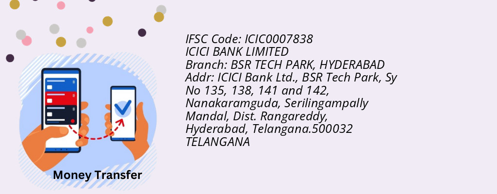 Find ICICI BANK IFSC Code HYDERABAD - BSR TECH PARK Branch Find ICICI BANK IFSC Code HYDERABAD - BSR TECH PARK Branch