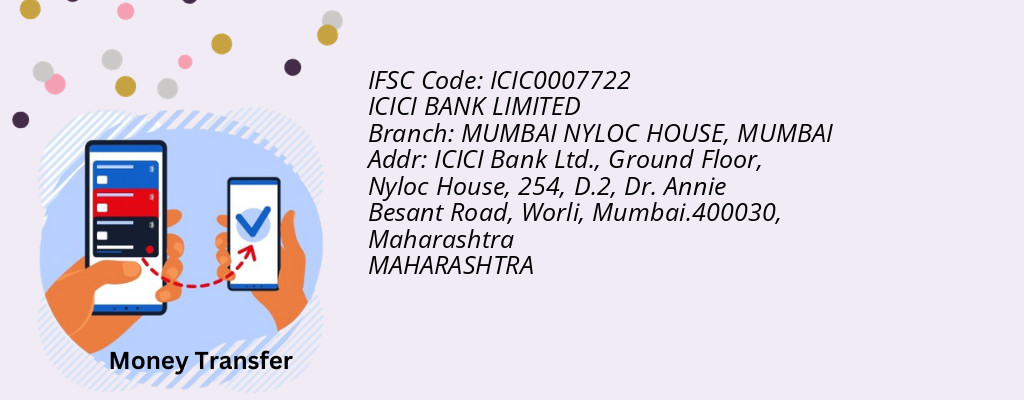 Find ICICI BANK IFSC Code MUMBAI - MUMBAI NYLOC HOUSE Branch