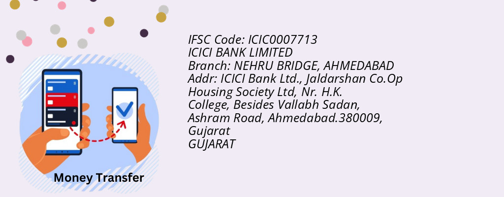 Find ICICI BANK IFSC Code AHMEDABAD - NEHRU BRIDGE Branch