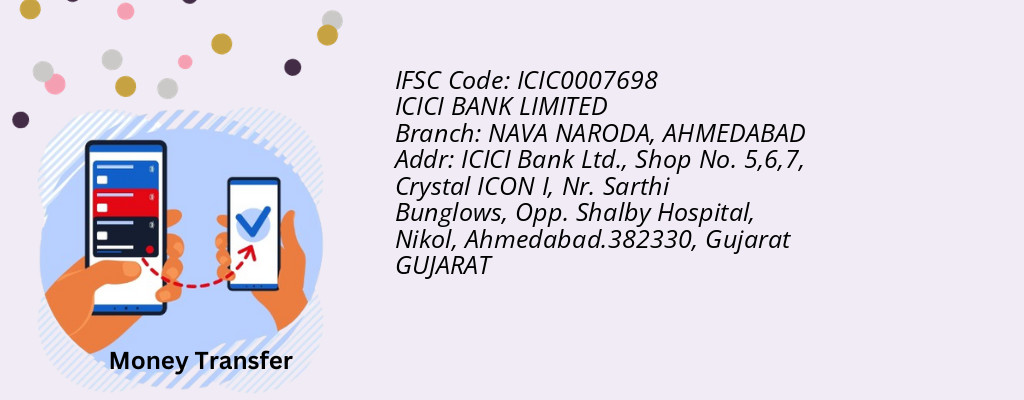 Find ICICI BANK IFSC Code AHMEDABAD - NAVA NARODA Branch