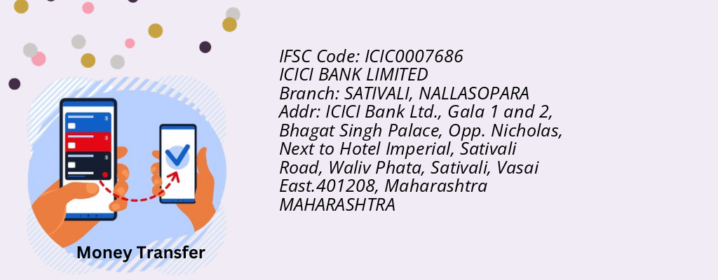 Find ICICI BANK IFSC Code NALLASOPARA - SATIVALI Branch Find ICICI BANK IFSC Code NALLASOPARA - SATIVALI Branch