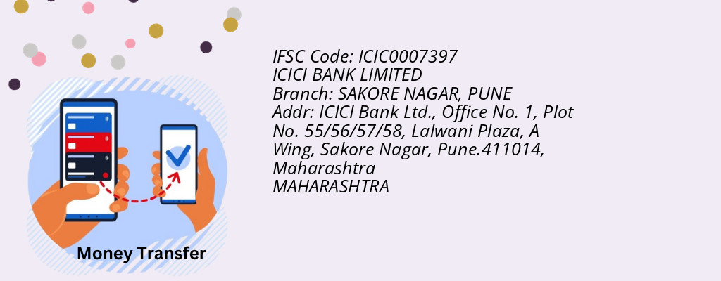 Find ICICI BANK IFSC Code PUNE - SAKORE NAGAR Branch
