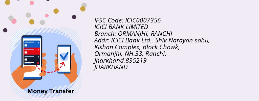 Find ICICI BANK IFSC Code RANCHI - ORMANJHI Branch
