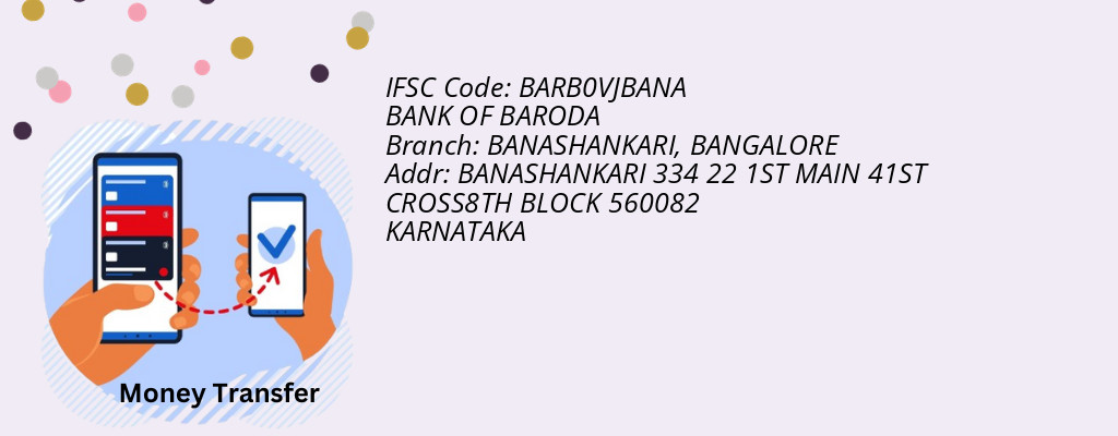 Find BANK OF BARODA IFSC Code BANGALORE - BANASHANKARI Branch