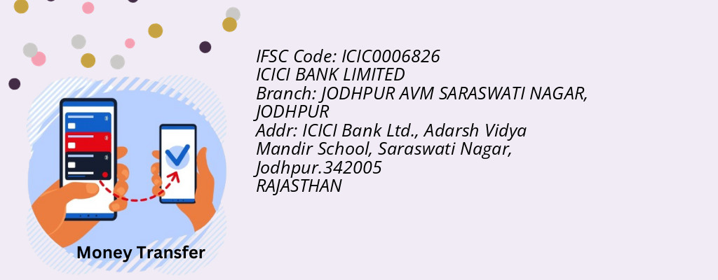 Find ICICI BANK IFSC Code JODHPUR - JODHPUR AVM SARASWATI NAGAR Branch Find ICICI BANK IFSC Code JODHPUR - JODHPUR AVM SARASWATI NAGAR Branch