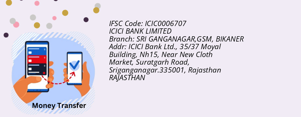 Find ICICI BANK IFSC Code BIKANER - SRI GANGANAGAR,GSM Branch