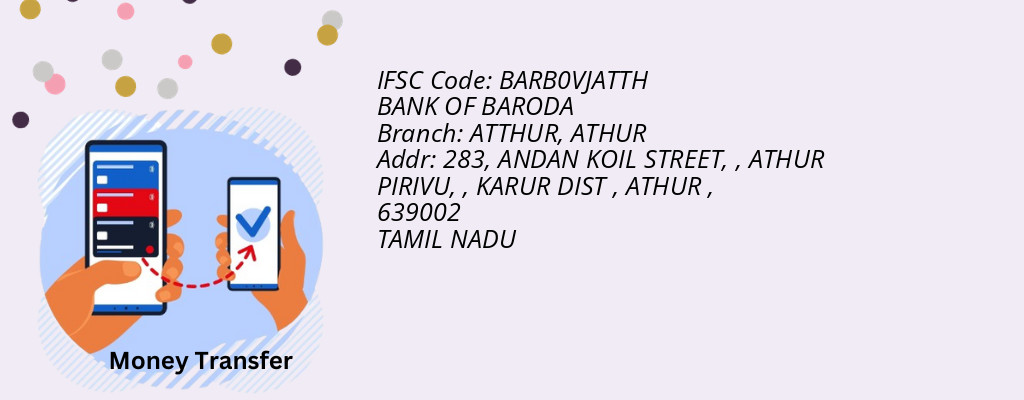 Find BANK OF BARODA IFSC Code ATHUR - ATTHUR Branch