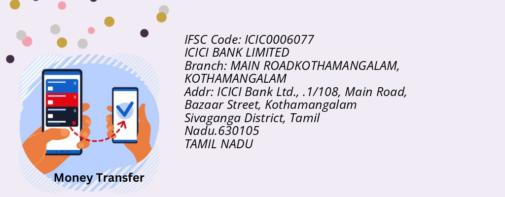 Find ICICI BANK IFSC Code KOTHAMANGALAM - MAIN ROADKOTHAMANGALAM Branch