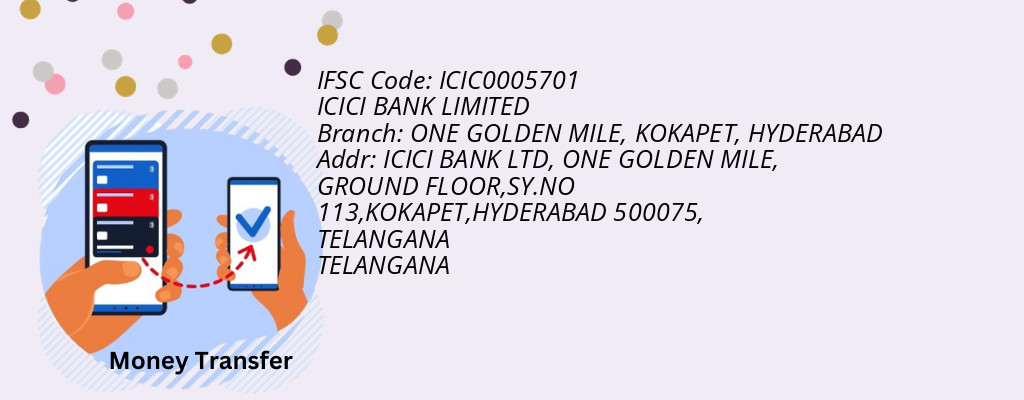 Find ICICI BANK IFSC Code HYDERABAD - ONE GOLDEN MILE, KOKAPET Branch Find ICICI BANK IFSC Code HYDERABAD - ONE GOLDEN MILE, KOKAPET Branch