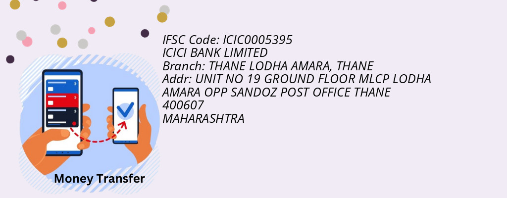 Find ICICI BANK IFSC Code THANE - THANE LODHA AMARA Branch