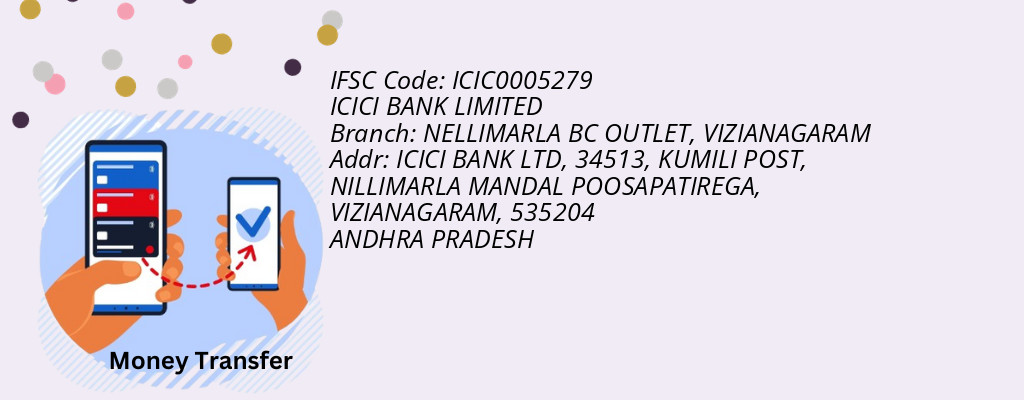 Find ICICI BANK IFSC Code VIZIANAGARAM - NELLIMARLA BC OUTLET Branch