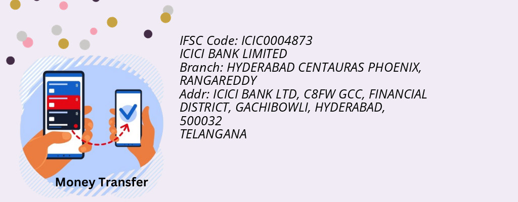 Find ICICI BANK IFSC Code RANGAREDDY - HYDERABAD CENTAURAS PHOENIX Branch Find ICICI BANK IFSC Code RANGAREDDY - HYDERABAD CENTAURAS PHOENIX Branch