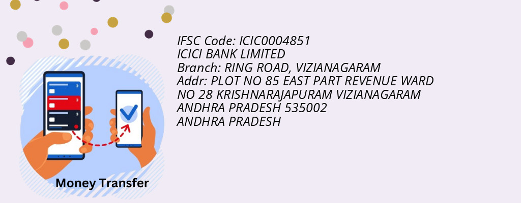 Find ICICI BANK IFSC Code VIZIANAGARAM - RING ROAD Branch