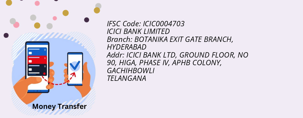 Find ICICI BANK IFSC Code HYDERABAD - BOTANIKA EXIT GATE BRANCH Branch