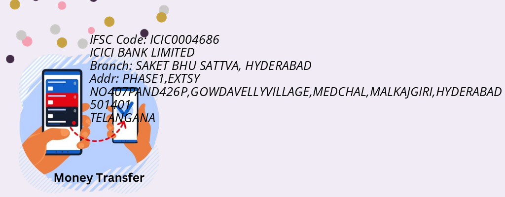 Find ICICI BANK IFSC Code HYDERABAD - SAKET BHU SATTVA Branch Find ICICI BANK IFSC Code HYDERABAD - SAKET BHU SATTVA Branch