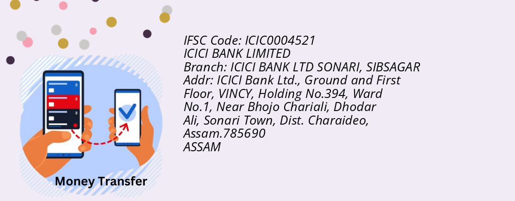 Find ICICI BANK IFSC Code SIBSAGAR - ICICI BANK LTD SONARI Branch Find ICICI BANK IFSC Code SIBSAGAR - ICICI BANK LTD SONARI Branch
