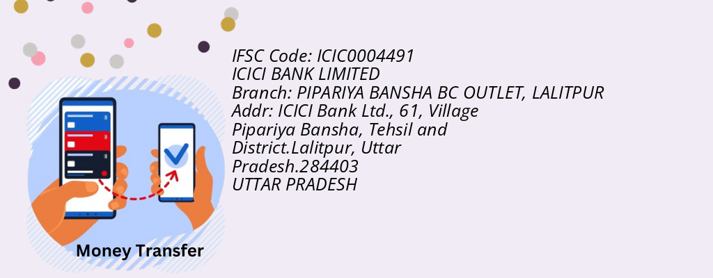 Find ICICI BANK IFSC Code LALITPUR - PIPARIYA BANSHA BC OUTLET Branch
