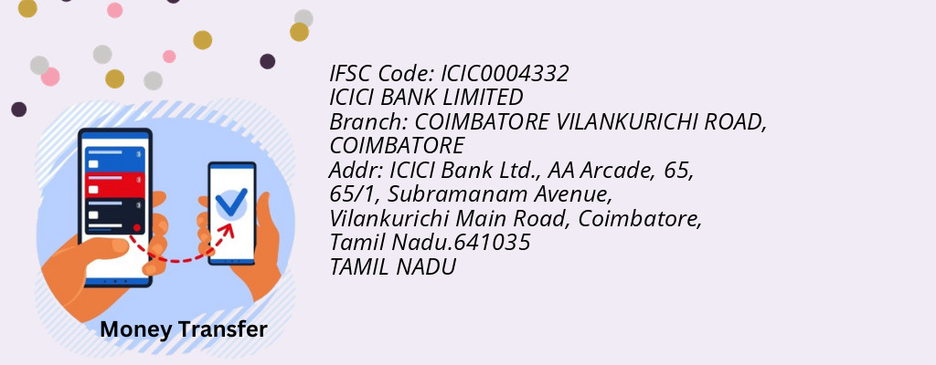 Find ICICI BANK IFSC Code COIMBATORE - COIMBATORE VILANKURICHI ROAD Branch